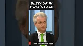 Watch Host Get Pissed as Geert Wilders Calmly State Uncomfortable Facts [upl. by Zinn980]