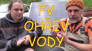 Fotovoltaický ohřev vody s Ampérákem [upl. by Eydnarb]