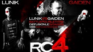 Rap Contenders  Edition 4  Gaïden vs Lunik Battle pour le Titre [upl. by Zerline]