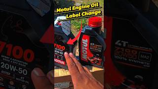 engine oil motul packing label replace motul engine oil original vs fake  20w50 motul engine oil [upl. by Niki]