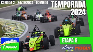 Etapa 9 2024  F1600  Corrida 2  Interlagos  AO VIVO [upl. by Ymmaj116]