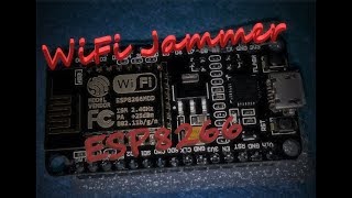 WiFi Jammer ESP8266 How to take down WiFi Networks Without a Password [upl. by Anglim68]