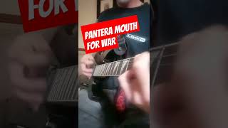 Attempting Pantera Mouth For War pantera guitarcover metalguitar [upl. by Dauf]