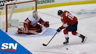 Aleksander Barkov Whiffs Badly On A Penalty Shot [upl. by Iris]