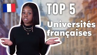 Les 5 meilleures universités françaises  TOP 5 [upl. by Gorton]