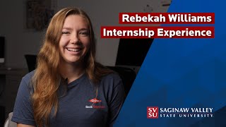 Rebekah Williams intern experience with Dow [upl. by Enrev]