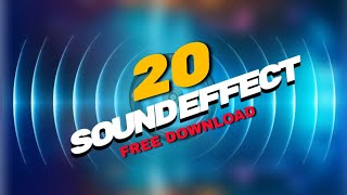 20 Sound EffectFor Editz Free 20 Sound Effects Download😍 [upl. by Danila875]