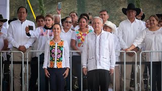 Inauguración de instalaciones de la Guardia Nacional desde Santa Cruz Xoxocotlán Oaxaca [upl. by Didi]