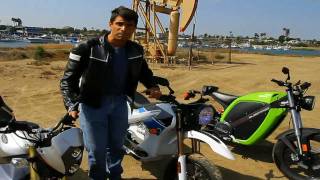 2010 eBike Shootout Brammo Enertia vs Native S vs Zero S [upl. by Ylellan718]