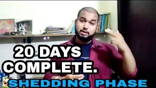 HAIR TRANSPLANT IN INDIA HINDI 20 DAYS COMPLETE  SHEDDING PHASE [upl. by Gad432]