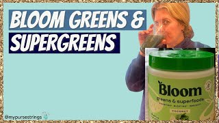 Bloom Greens amp Superfoods Powder Demo amp Review [upl. by Obellia]