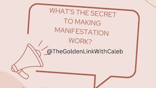 What are the “Secrets” to making manifesting work for youManifestation [upl. by Linad]