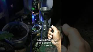 Review nyobain TaffLED Pocketman Senter LED Waterproof USB Recharge Cree XPE  LHA08 [upl. by Rosse955]