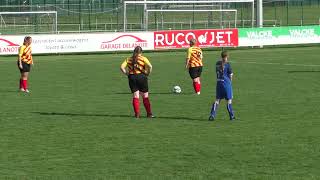 KFC Poperinge Ladies  Ladies Oudenburg on 13102024 a free kick for the home team [upl. by Bevvy]