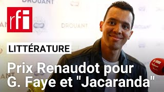 Gaël Faye prix Renaudot 2024 pour son roman «Jacaranda» • RFI [upl. by Genevieve508]