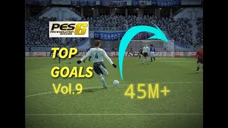 PES 6  TOP GOALS 🔥 MEJORES GOLES Vol 9 pes efootball football [upl. by Ahsikat]