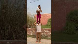 Waoo shorts ytshorts gymnast parkour couplegoals viralvideo [upl. by Ailemap]