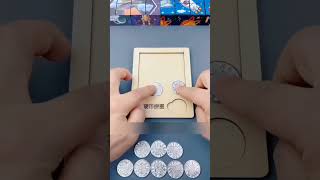 How to fit all coin in this frame mini wood toywood working art skillshand craft ideas shorts [upl. by Neumeyer]