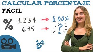 Calcular porcentaje fácil  Matemáticas de primaria [upl. by Yrroc]