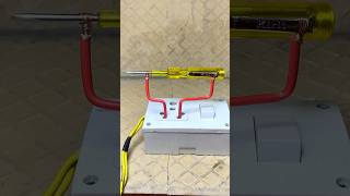 What Happens When Both Sides of a Tester Are Connected to Electricity experiment electrical [upl. by Nel]