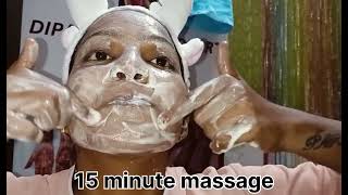 bleach or facial sath mein kaise karen step by step viralvideo facial goldfacial facial step [upl. by Ivers179]