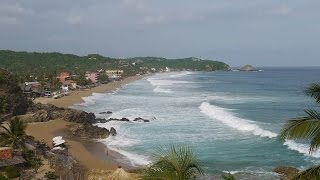 Zipolite  Oaxaca  Beach in Mexico  Océano Pacifico [upl. by Amati402]