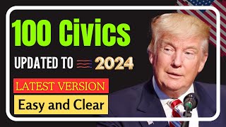 2024 Random 100 Civics Questions and Answers US Citizenship Interview 2024  uscis Easy Answer [upl. by Geaghan]