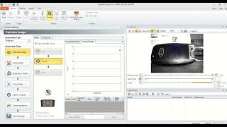 Cognex Demo Dataman 80 datamatrix dpm laser marker software Setup Tool DM80 [upl. by Faunia175]