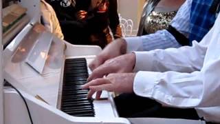 5 Hand Piano Boogie Disneyland Anaheim California [upl. by Anilorac453]