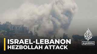 Hezbollah drone attack One Israeli soldier killed amp nine injured [upl. by Odom]