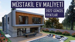 Müstakil Ev Maliyeti 2022  Villa İnşaat Maliyeti  Müstakil Ev Yapımı  Kaba İnşaat Maliyeti [upl. by Nnylrac]