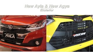 Eksterior New Ayla VS New Agya  IntipMobil by rajamobilcom [upl. by Veno]