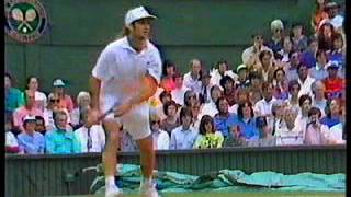 1992 Wimbledon Agassi Ivanisevic F [upl. by Neelrad]