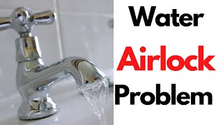 Air lock problem in water pipes  how to remove air from water pipes cookhealthywithritu [upl. by Airyt944]