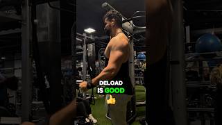 Do you need to DELOAD howtobuildmuscle gymtipsandtricks gymroutine gym animeworkout [upl. by Hammerskjold]