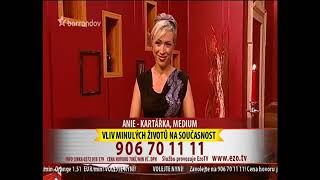 TV Barrandov  EZO TV  Anie kartářka 7 8 2012 [upl. by Atteirneh196]