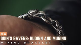 Odins Ravens Leather Viking Bracelet  Epic Loot Shop [upl. by Karia]