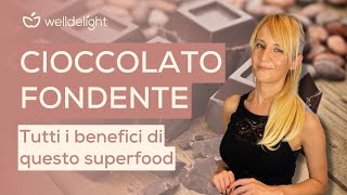 CIOCCOLATO FONDENTE  Benefici di questo superfood e come assumerlo 🍫️ [upl. by Cl936]