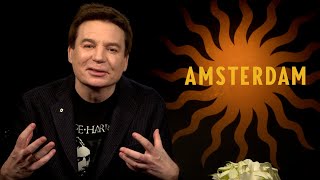 Mike Myers Reveals Mom Was A Top Secret Spy  AMSTERDAM Interview [upl. by Ecirtra969]