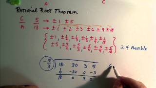 Rational Root Theorem And Polynomial Roots [upl. by Nilecoj]