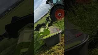 Des nouveautés fenaison chez Claas  claas claaspower agriculture agri faucheuse presse [upl. by Eedolem309]