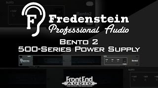 Fedenstein Bento 2 500Series Power Supply Overview [upl. by Onit]