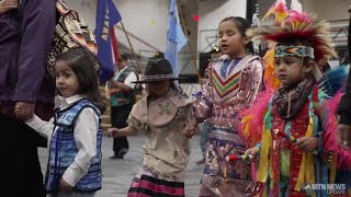 Blackfeet Early Childhood Center hosts Mini Pow Wow [upl. by Hada737]