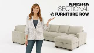 Bring Style and Comfort Into Your Home With the Krisha From Furniture Row [upl. by Edroi326]