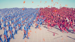 100X EJÉRCITO CUERPO A CUERPO VS 100X EJÉRCITO A DISTANCIA TABS Totally Accurate Battle Simulator [upl. by Palocz]