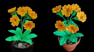 How to crochet Primula VerisCowslip flower [upl. by Parrish237]