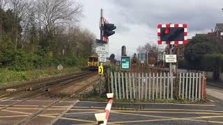 Crescent Road Level Crossing Merseyside Saturday 31032018 [upl. by Yr224]