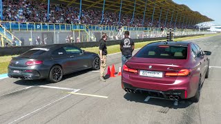 1000HP Mercedes C63S AMG GAD Motors VS 750HP BMW M5 F90 [upl. by Akilaz]