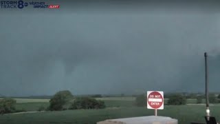 Tornado west of Andover Illinois Monday July 15 [upl. by Noiraa]