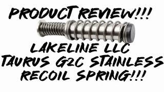 Product Review Lakeline LLC stainless steel recoil spring and guide rod for the G2C [upl. by Aneri]